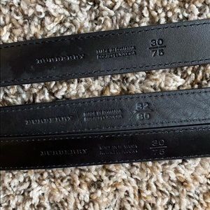 Burberry Belts size 30/32
